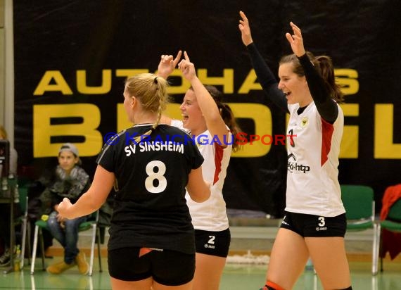 Volleyball Damen 3. Liga Süd SV Sinsheim gegen TV Villingen 23.10.2016 (© Siegfried)